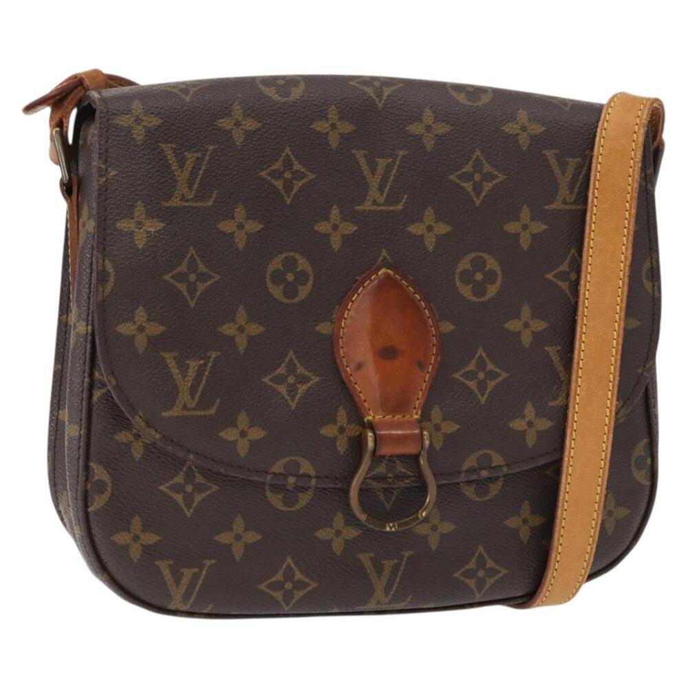 LOUIS VUITTON Monogram Saint Cloud GM Shoulder Bag M51242 LV Auth BA8282